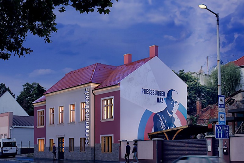 Pressburger Imre szülőházának látványterve